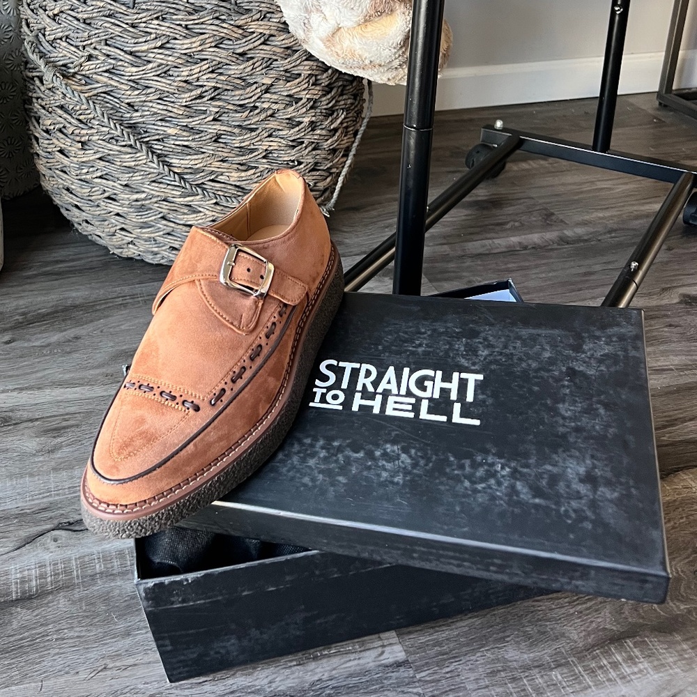 Straight to Hell Faux Suede Loafer